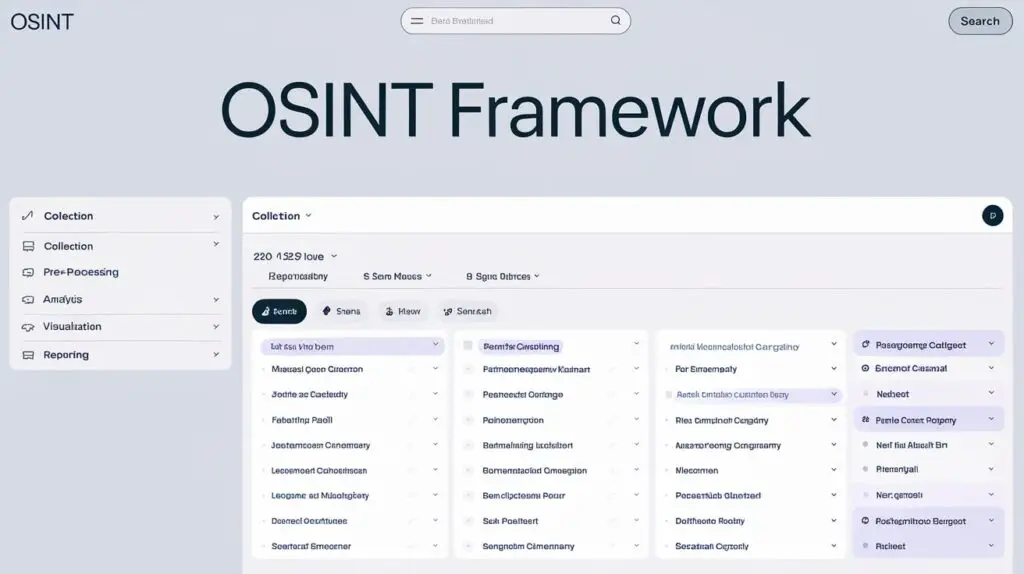 OSINT Framework used