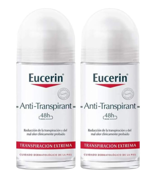 Eucerin Anti-perspirant 48h Roll-on 50mlx2