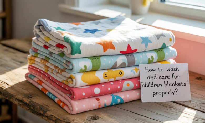 How To Wash And Care For Children Blankets Properly?