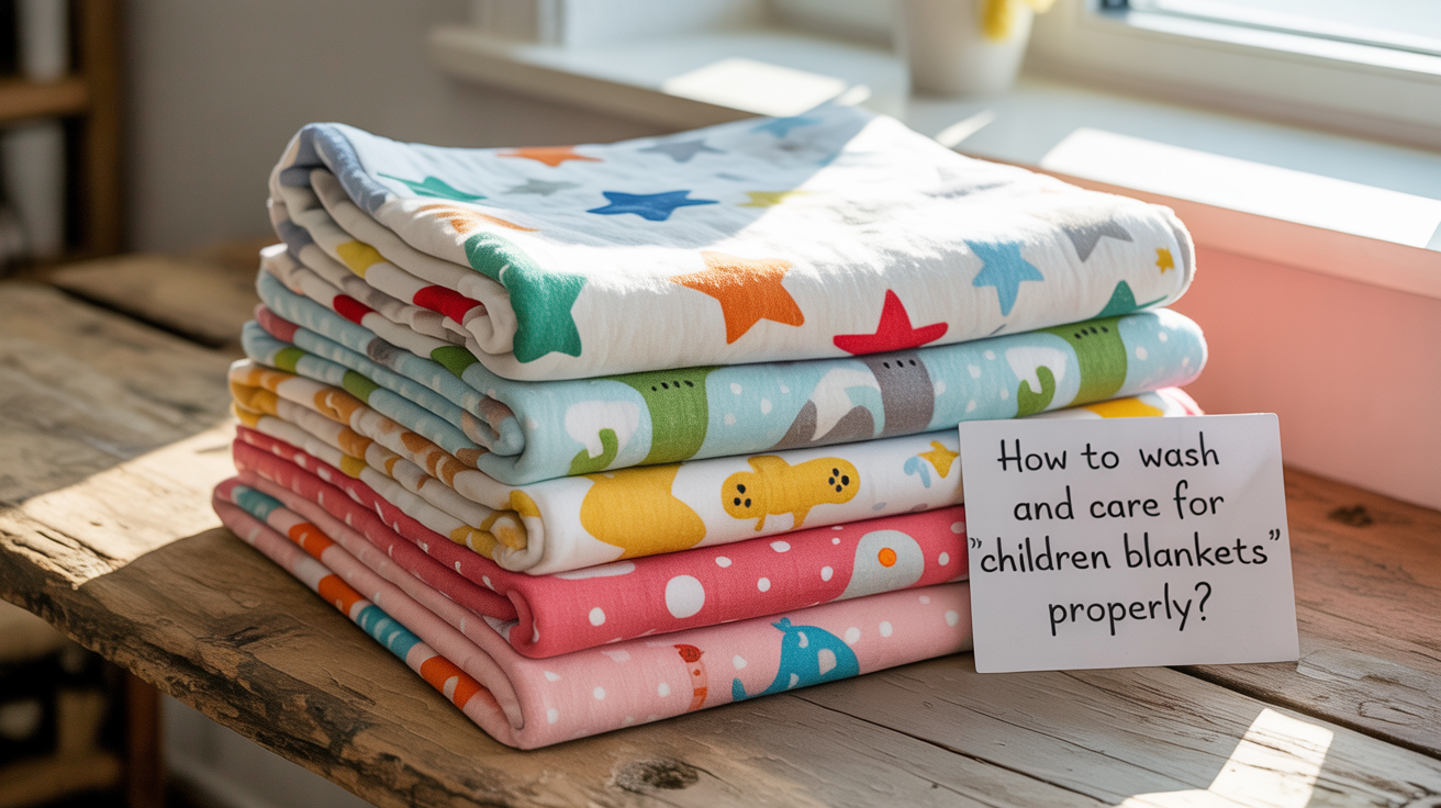 How To Wash And Care For Children Blankets Properly?