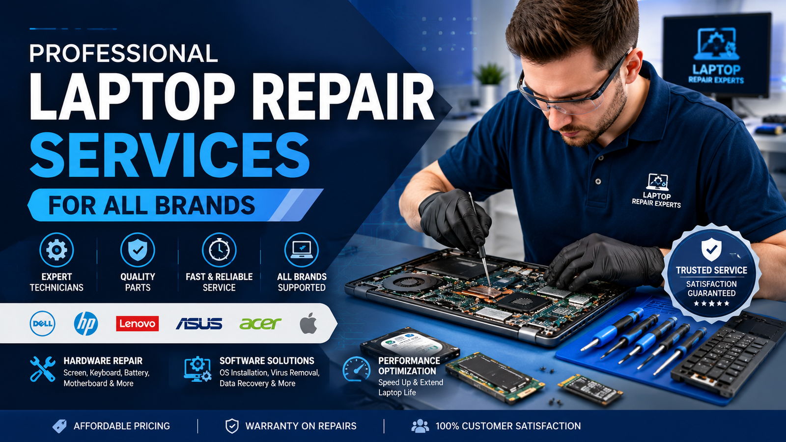 Professional Laptop Repair Services for All Brands