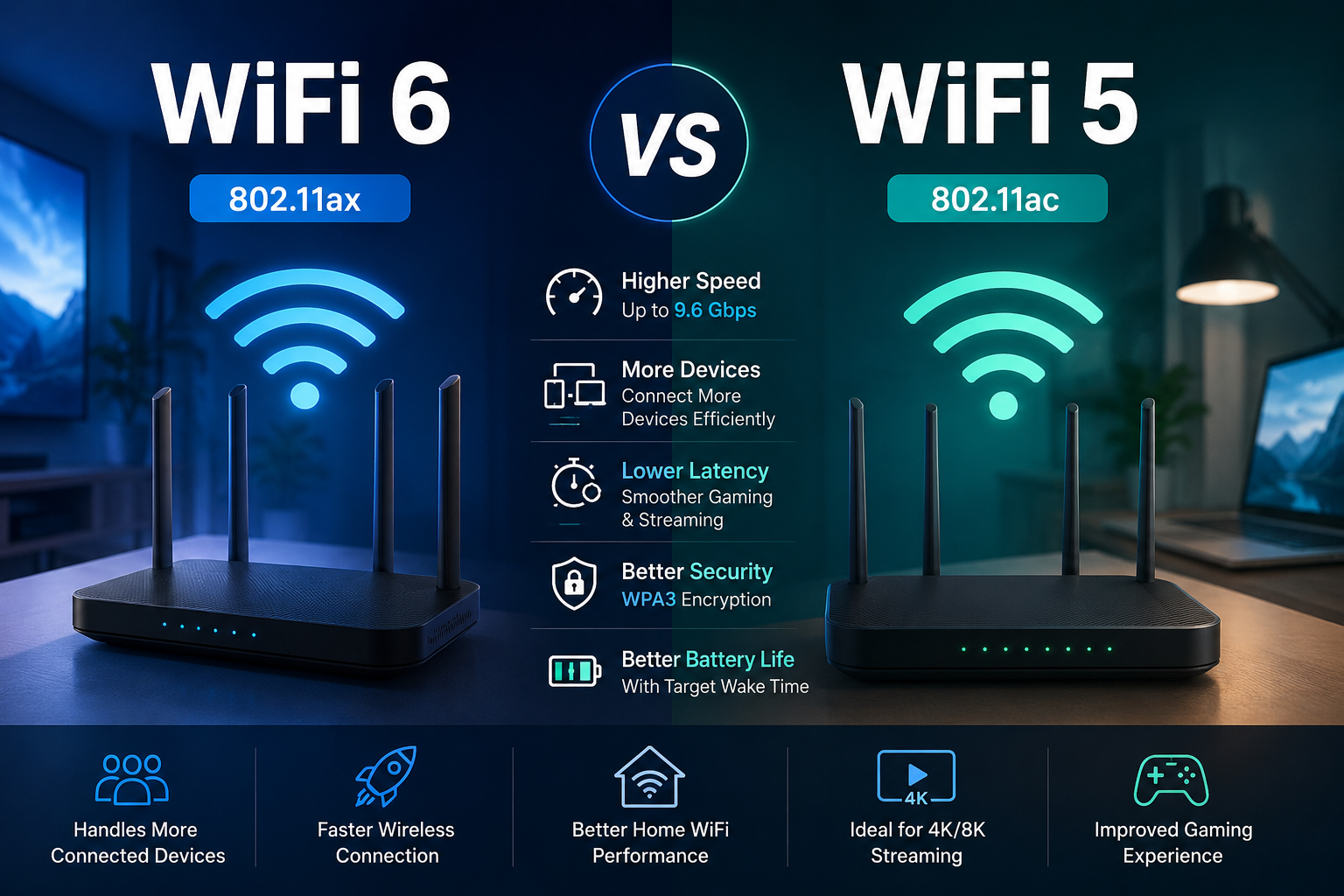 Wi Fi 6 vs Wi Fi 5: Which Wireless Standard Is Better in 2026?