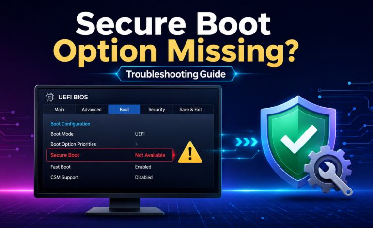 Secure Boot Option Missing? Here’s How to Fix It