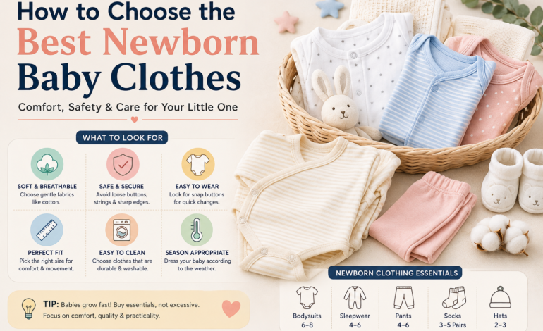 Best newborn baby clothes for comfort and everyday use