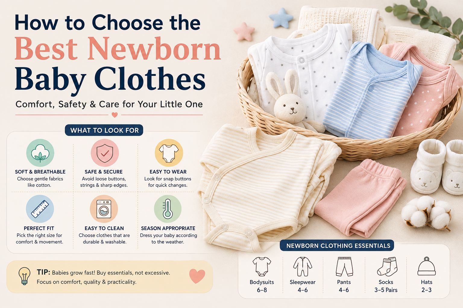 How to Choose the Best Newborn Baby Clothes