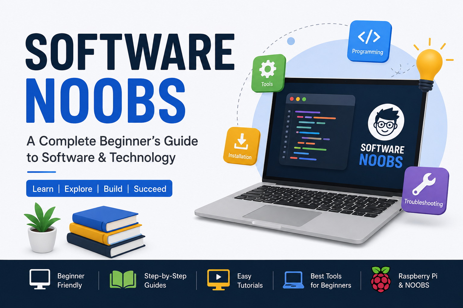Software Noobs: A Complete Beginner’s Guide to Software, Tools & Technology