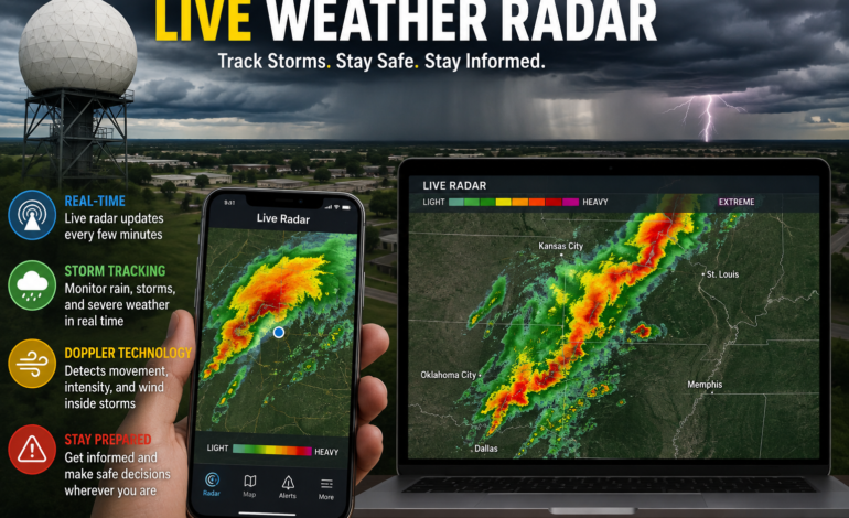 Live Weather Radar: Complete Technical Guide to Tracking Local Storms and Reading Radar Maps