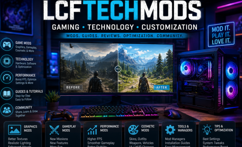 LCFTechMods: A Complete Guide to Gaming Mods, Technology, and Digital Customization