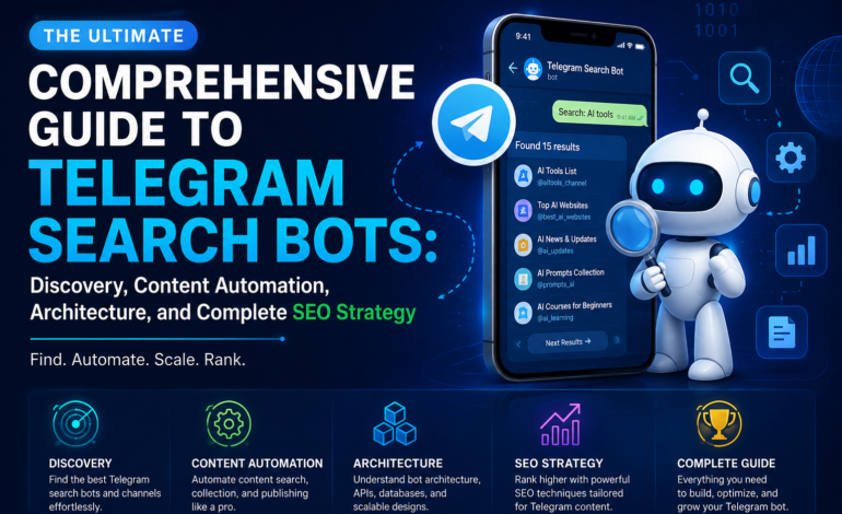 The Ultimate Comprehensive Guide to Telegram Search Bots: Discovery, Content Automation, Architecture, and Complete SEO Strategy
