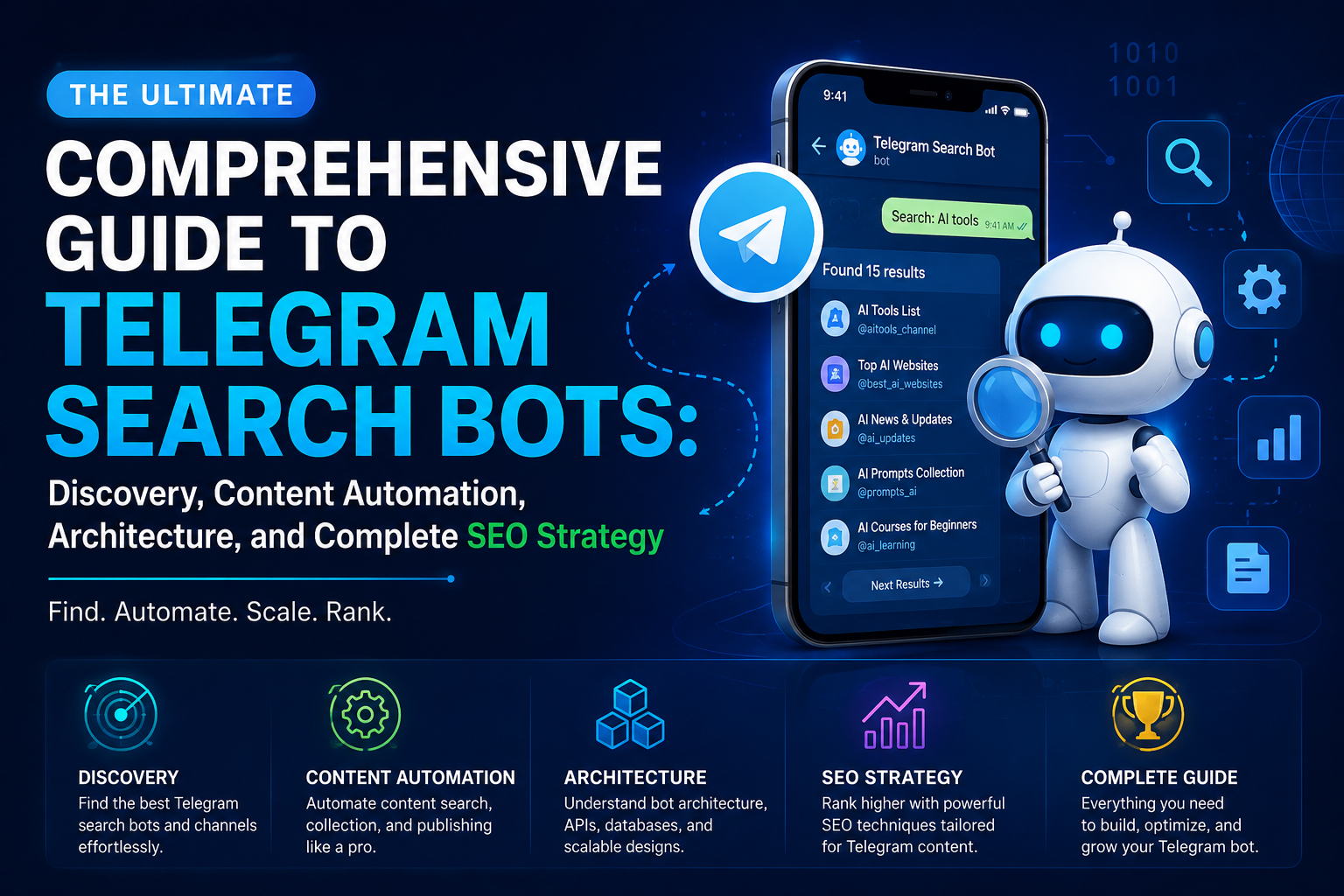 The Ultimate Comprehensive Guide to Telegram Search Bots: Discovery, Content Automation, Architecture, and Complete SEO Strategy
