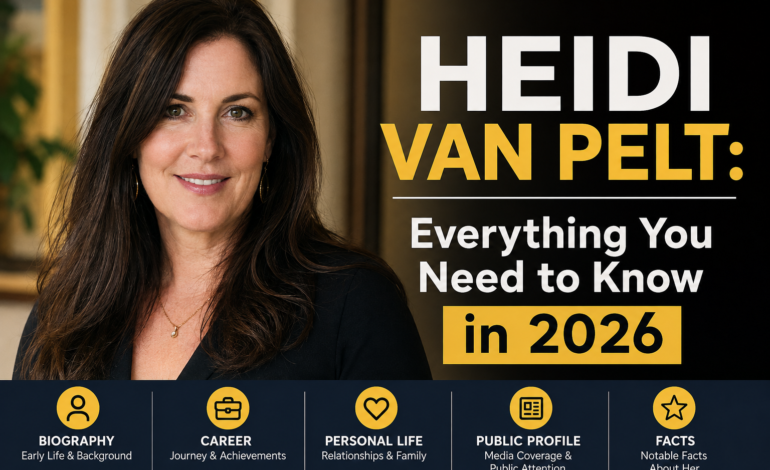 Heidi Van Pelt: Everything You Need to Know in 2026