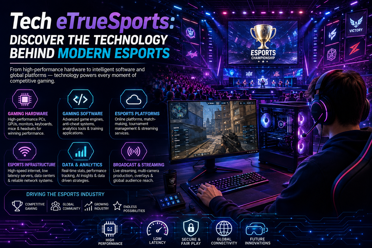 Tech eTrueSports: Discover the Technology Behind Modern Esports