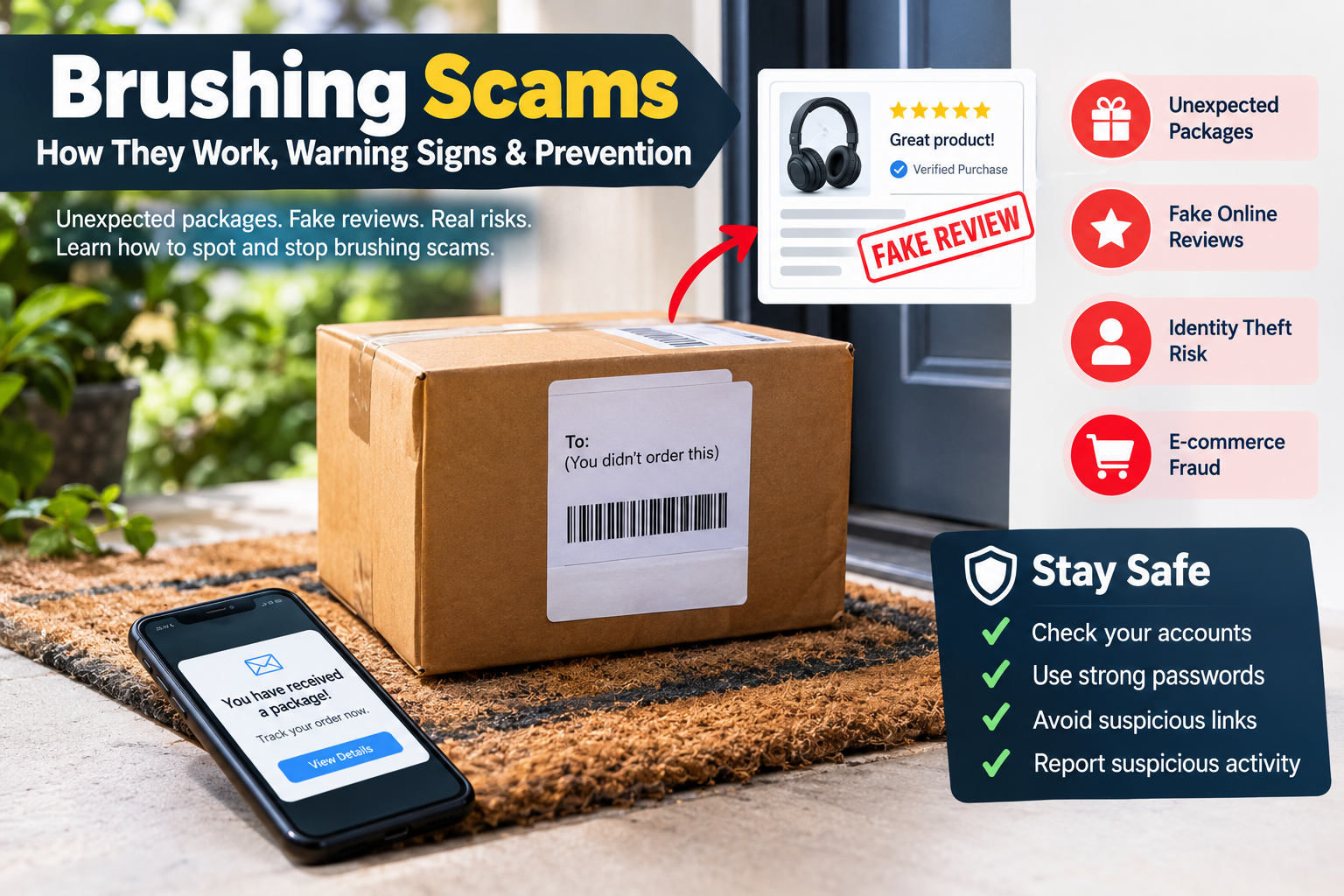 Brushing Scams: How They Work, Warning Signs, Risks & How to Stay Safe